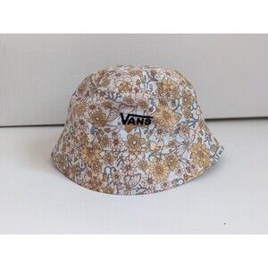 Vans Women's Hankley Bucket‎ Hat Trippy Floral Mushrooms Butterflies Size Small